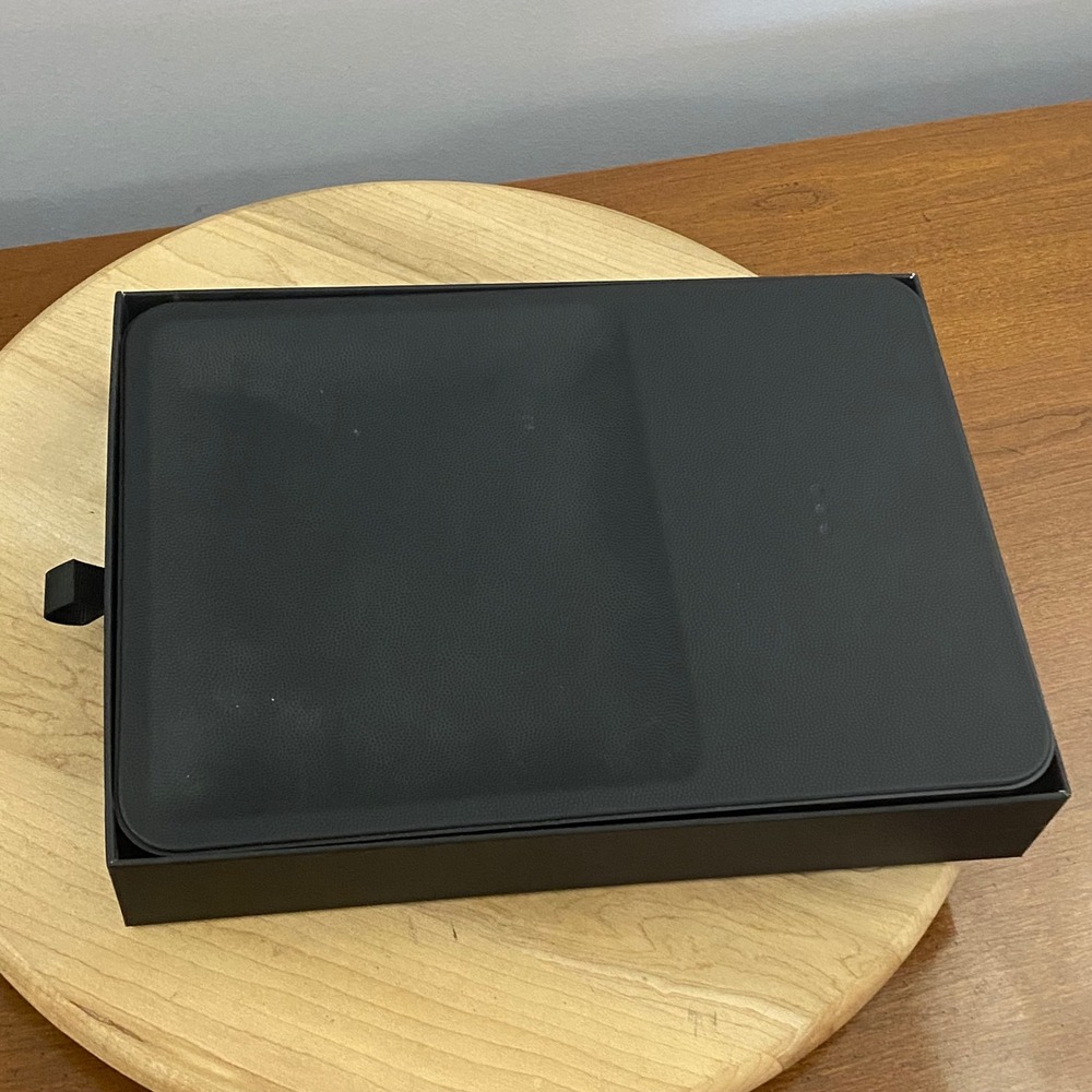 Courant Catch:3 Classics Black Leather Wireless Charger Valet Tray TESTED WORKS - Picture 5 of 8